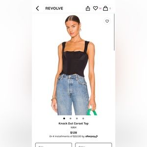 HAH Knock Out Corset Top from Revolve